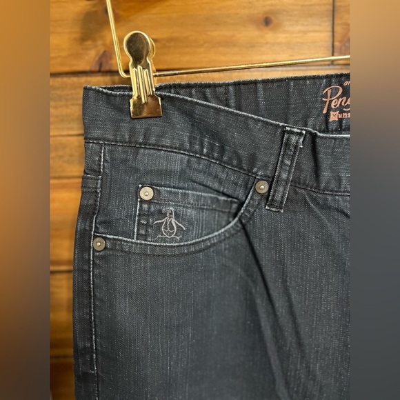 Penguin mens straight leg jeans size 33X32 dark wash - Picture 2 of 9